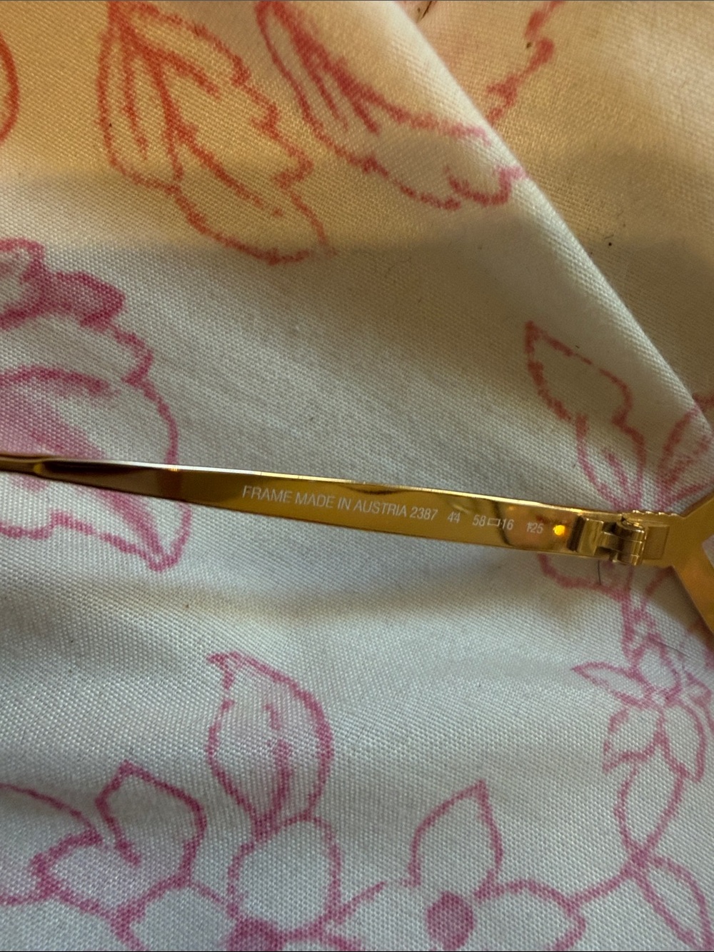Dior Gold and Brown Gradient Aviator Glasses… contain RX lenses  1980’s vibe - Picture 6 of 6